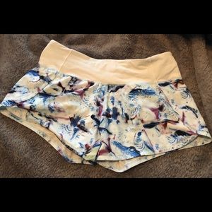 Lululemon multi colored shorts